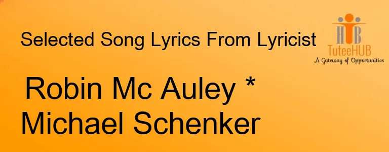 Robin Mc Auley * Michael Schenker