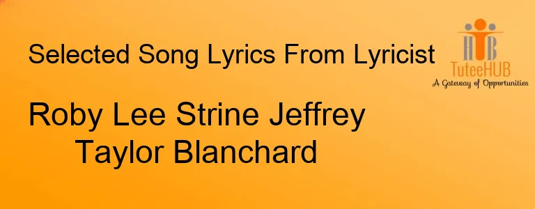 Roby Lee Strine Jeffrey Taylor Blanchard