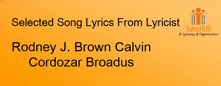 Rodney J. Brown Calvin Cordozar Broadus