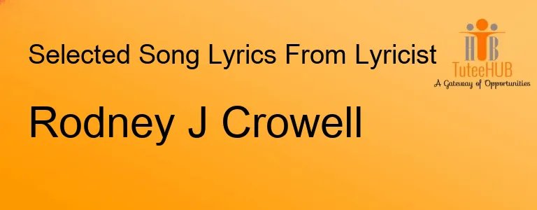 Rodney J Crowell