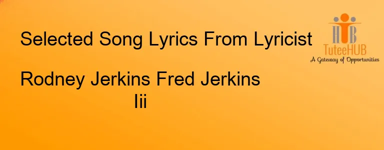 Rodney Jerkins Fred Jerkins Iii