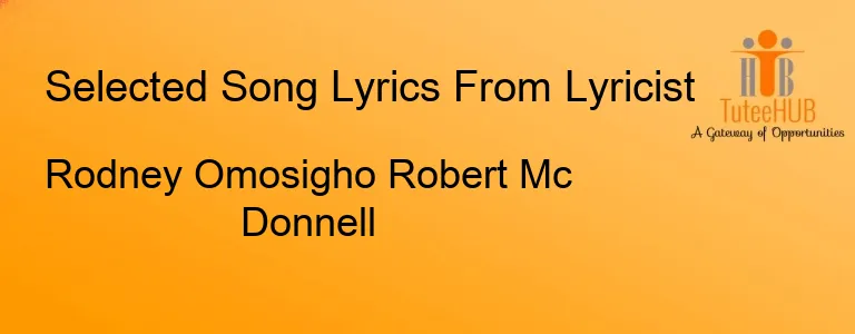 Rodney Omosigho Robert Mc Donnell