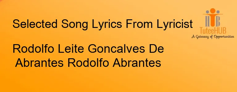 Rodolfo Leite Goncalves De Abrantes Rodolfo Abrantes