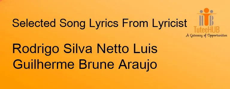 Rodrigo Silva Netto Luis Guilherme Brune Araujo