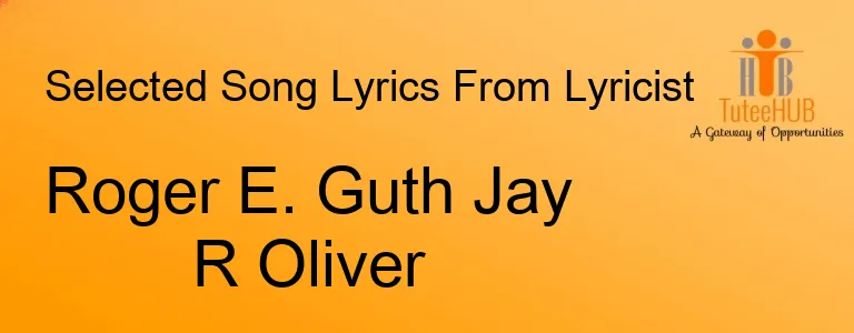 Roger E. Guth Jay R Oliver