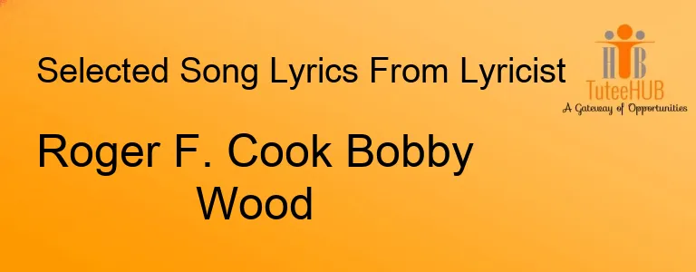 Roger F. Cook Bobby Wood
