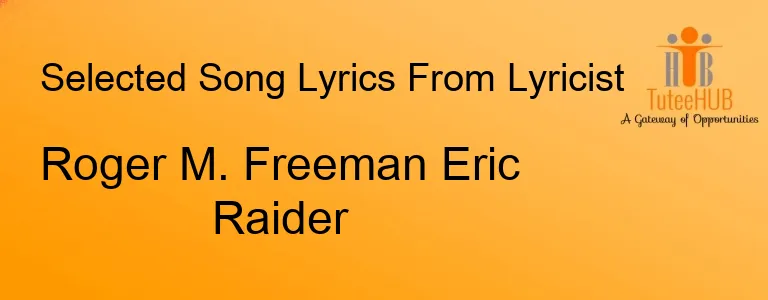Roger M. Freeman Eric Raider