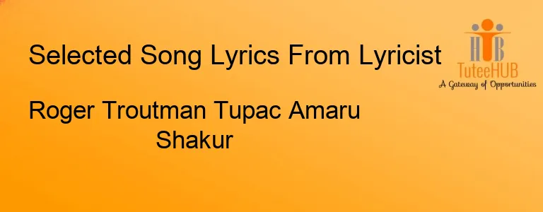 Roger Troutman Tupac Amaru Shakur