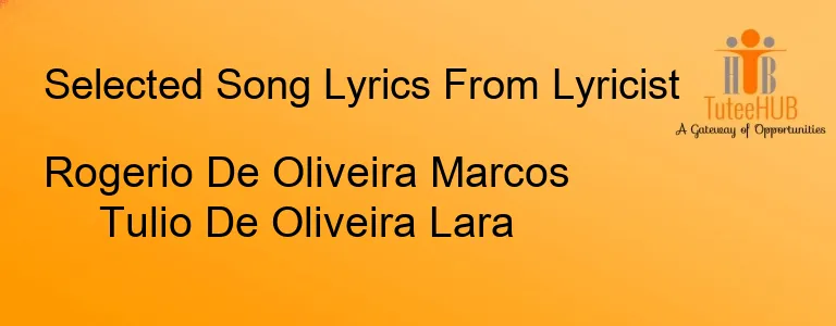 Rogerio De Oliveira Marcos Tulio De Oliveira Lara