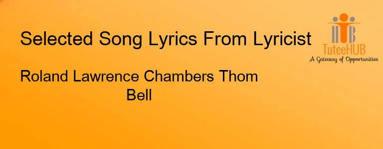 Roland Lawrence Chambers Thom Bell
