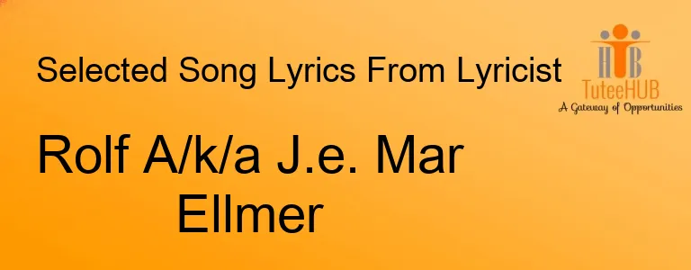 Rolf A/k/a J.e. Mar Ellmer