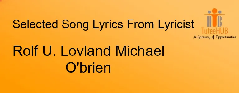 Rolf U. Lovland Michael O'brien