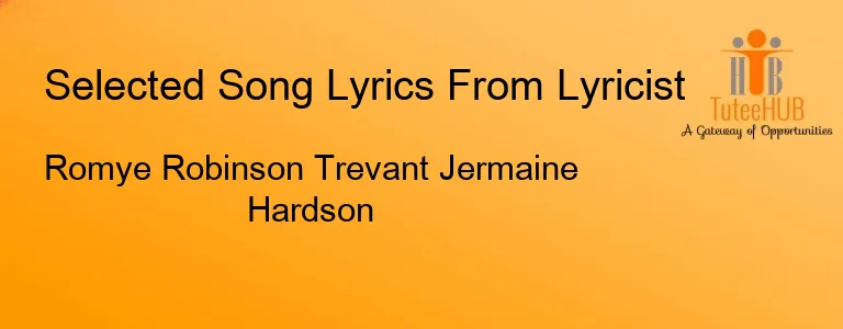 Romye Robinson Trevant Jermaine Hardson