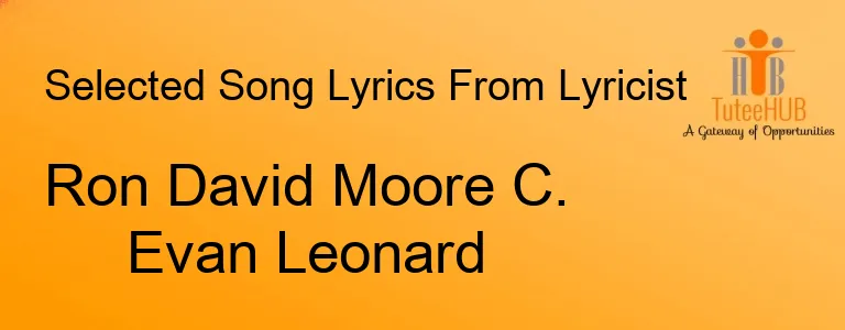 Ron David Moore C. Evan Leonard