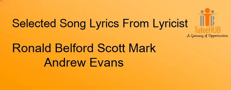 Ronald Belford Scott Mark Andrew Evans