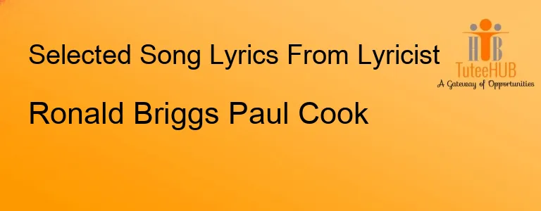 Ronald Briggs Paul Cook