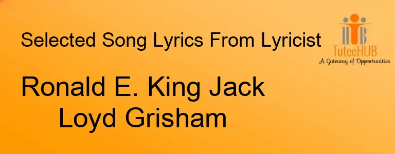 Ronald E. King Jack Loyd Grisham