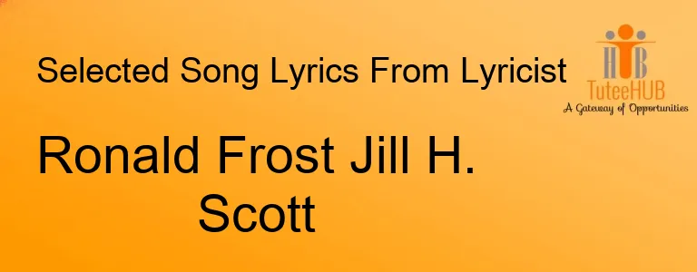 Ronald Frost Jill H. Scott