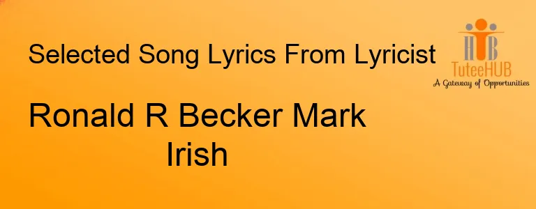 Ronald R Becker Mark Irish