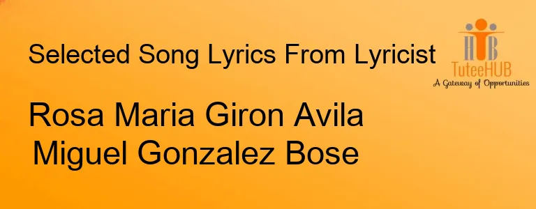 Rosa Maria Giron Avila Miguel Gonzalez Bose