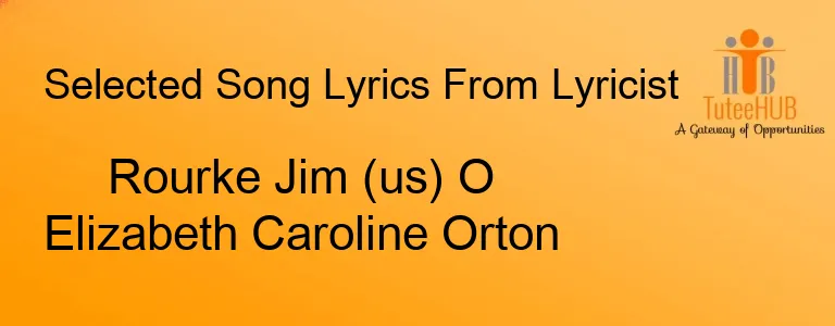 Rourke Jim (us) O Elizabeth Caroline Orton