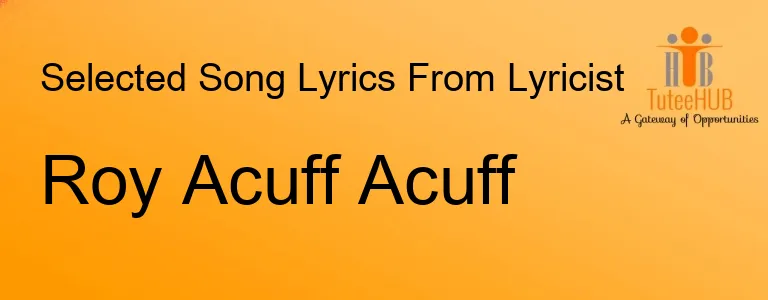 Roy Acuff Acuff