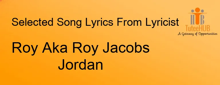 Roy Aka Roy Jacobs Jordan
