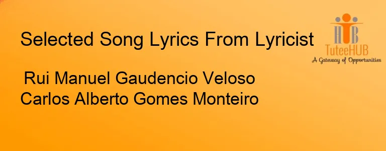 Rui Manuel Gaudencio Veloso Carlos Alberto Gomes Monteiro