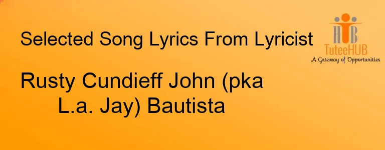 Rusty Cundieff John (pka L.a. Jay) Bautista
