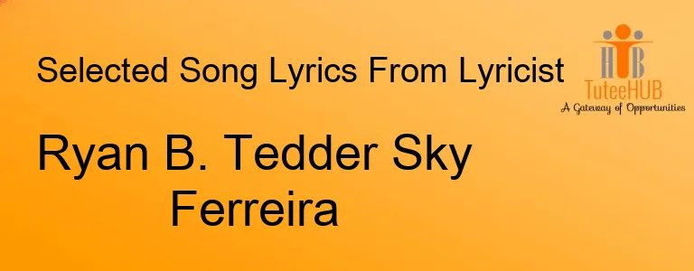 Ryan B. Tedder Sky Ferreira