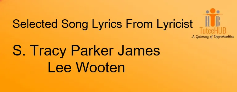 S. Tracy Parker James Lee Wooten