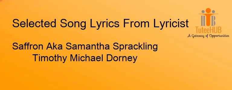 Saffron Aka Samantha Sprackling Timothy Michael Dorney