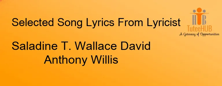 Saladine T. Wallace David Anthony Willis