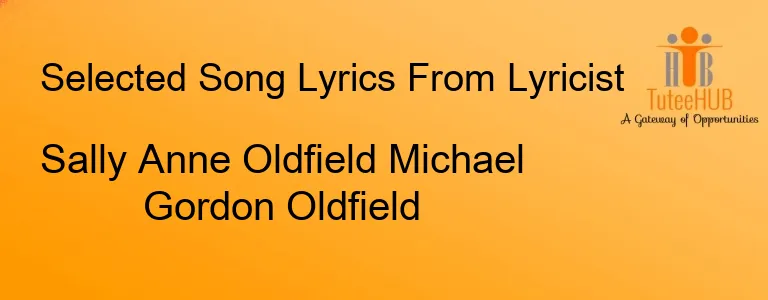 Sally Anne Oldfield Michael Gordon Oldfield