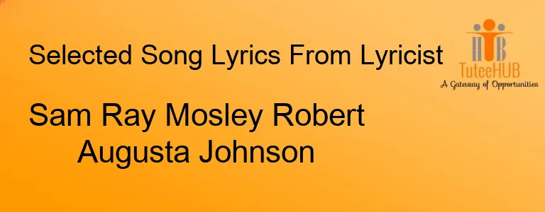 Sam Ray Mosley Robert Augusta Johnson