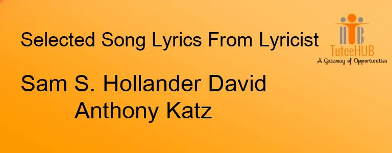 Sam S. Hollander David Anthony Katz