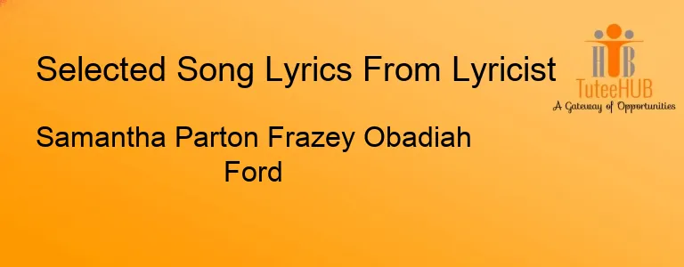 Samantha Parton Frazey Obadiah Ford