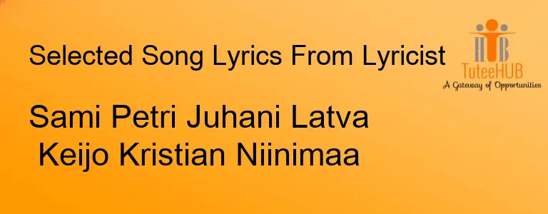 Sami Petri Juhani Latva Keijo Kristian Niinimaa