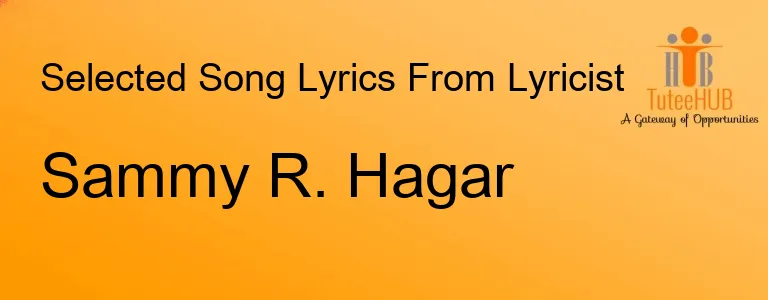 Sammy R. Hagar