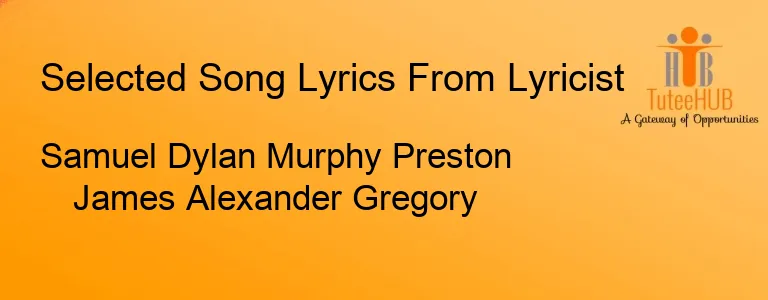 Samuel Dylan Murphy Preston James Alexander Gregory