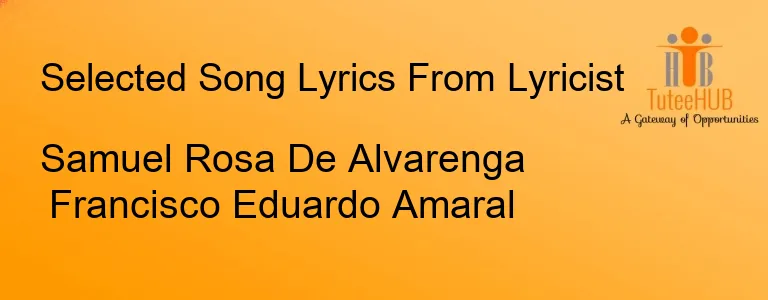 Samuel Rosa De Alvarenga Francisco Eduardo Amaral