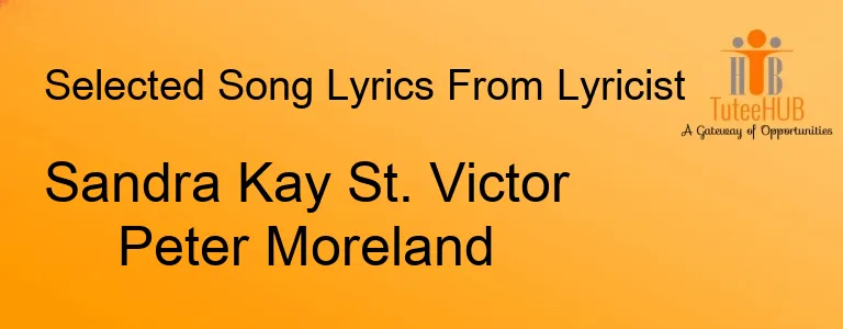 Sandra Kay St. Victor Peter Moreland