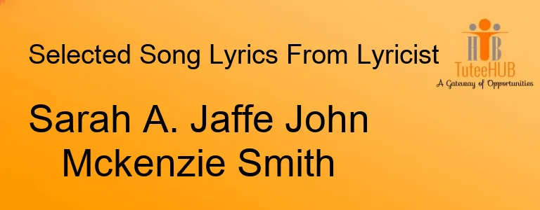 Sarah A. Jaffe John Mckenzie Smith