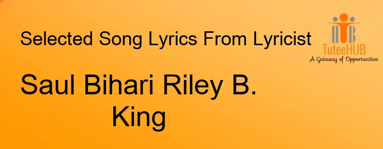 Saul Bihari Riley B. King