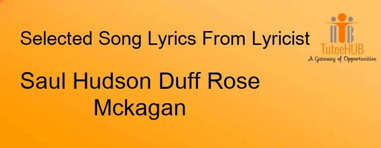 Saul Hudson Duff Rose Mckagan