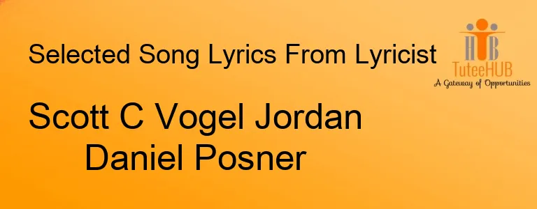 Scott C Vogel Jordan Daniel Posner