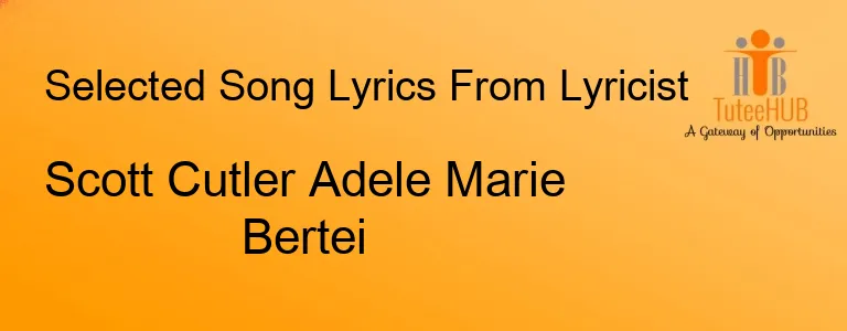 Scott Cutler Adele Marie Bertei