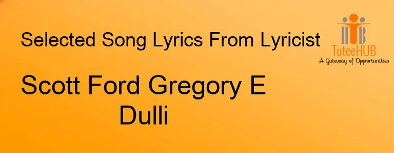 Scott Ford Gregory E Dulli