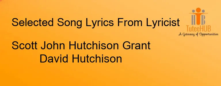 Scott John Hutchison Grant David Hutchison