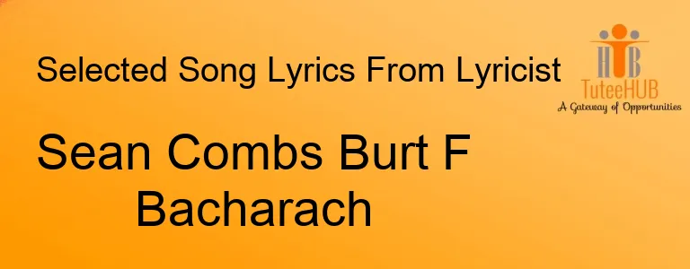 Sean Combs Burt F Bacharach